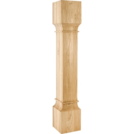 Hardware Resources 6" Wx6"Dx35-1/2"H Hard Maple Square Post P35-6-HMP